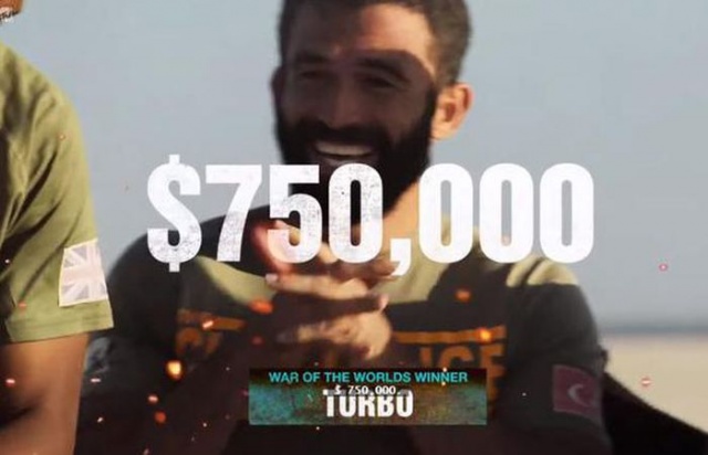 Daha önce Survivor yarışmasıyla adını duyuran Turabi Çamkıran bu kez dünyanın farklı ülkelerinden yarışmacıların olduğu 'Dünya Savaşı' programında da şampiyon oldu.

Büyük ödül 750 bin doları kazanan Turabi Çamkıran, duygularını sosyal medya hesabından dile getirdi;