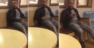 Vapurdaki sapık böyle görüntülendi