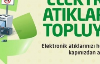 Daha temiz bir çevre için elektronik atıklar toplanıyor