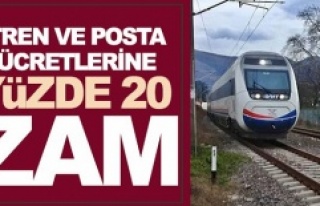 Tren bilet fiyatları ve PTT hizmetlerine bugünden...
