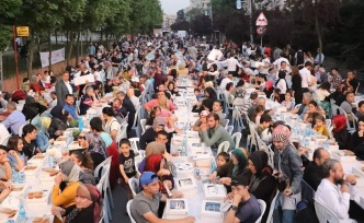 Göktürk’te kurulan Gönül Sofrasına büyük ilgi